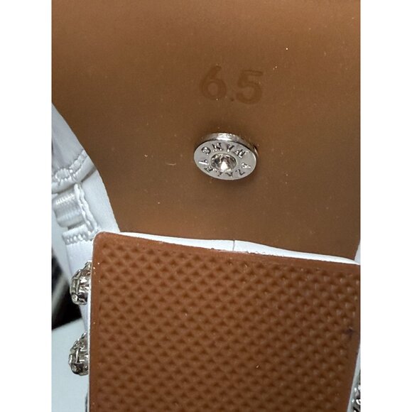 NWT Azalea Wang Bennett White Rhinestone Fringe Western Boots Glam Cowgirl - Picture 11 of 12